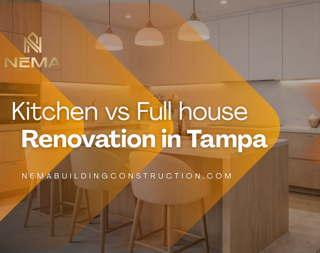 Kitchen vs Full house Renovation in Tampa