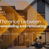 difference between remodeling and renovating