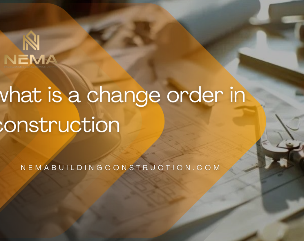 what is a change order in construction